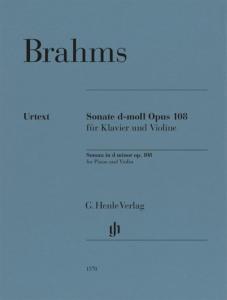 BRAHMS JOHANNES - SONATE OPUS 108 RE MINEUR (NOUVELLE EDITION) - VIOLON ET PIANO