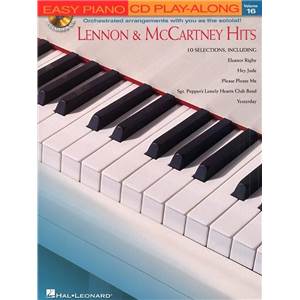 LENNON / MCCARTNEY - EASY PIANO CD PLAY ALONG VOL.16 HITS + CD