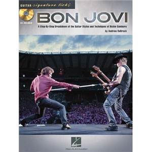 BON JOVI - GUITAR SIGNATURE LICKS + CD 