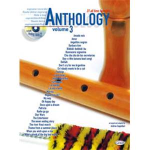 COMPILATION - ANTHOLOGY FLUTE A BEC VOL.3 31 ALL TIME FAVORITES + CD