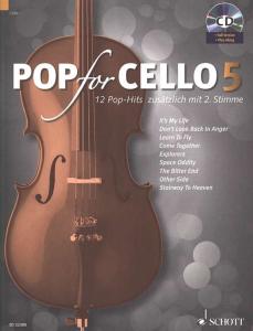 POP FOR CELLO VOLUME 5 +CD  - VIOLONCELLES (1-2)
