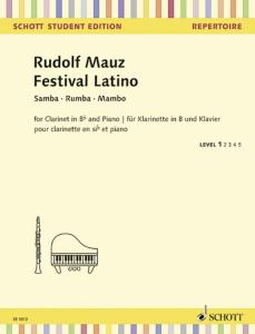 MAUZ RUDOLF - FESTIVAL LATINO - CLARINETTE SIB ET PIANO