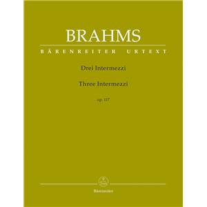 BRAHMS - 3 INTERMEZZI OPUS 117 - PIANO