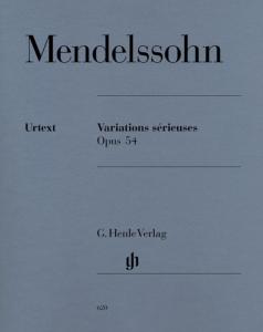 MENDELSSOHN FELIX - VARIATIONS SERIEUSES OPUS 54 - PIANO