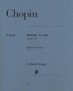 CHOPIN FREDERIC - BALLADE OP.47 EN LAb MAJEUR - PIANO