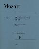MOZART W.A. - SONATE KV 331 (331I) LA MAJEUR  A LA TURQUE - PIANO