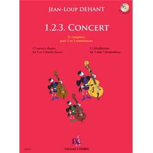DEHANT JEAN-LOUP - 1.2.3. CONCERT + CD - 2 OU 3 CONTREBASSES