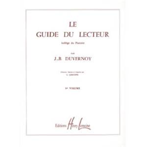 DUVERNOY JB - GUIDE DU LECTEUR VOL.1 - PIANO