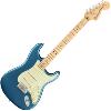GUITARE ELECTRIQUE SOLID BODY FENDER AMERICAN PERFORMER STRATOCASTER MN SATIN LAKE PLACID BLUE