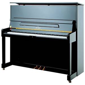 PIANO DROIT SILENCIEUX PETROF P 125 M1 NOIR