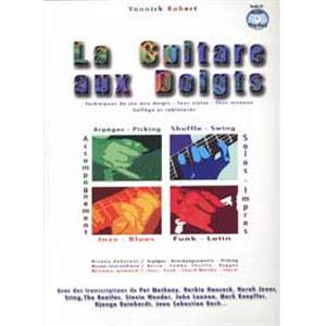 ROBERT YANNICK - GUITARE AUX DOIGTS TAB. VOL.2 + CD