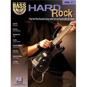 COMPILATION - BASS PLAY-ALONG VOL.07 HARD ROCK + CD - EPUISE