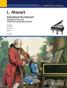 MOZART LEOPOLD - NOTENBUCH (CAHIER DE MUSIQUE) FUR NANNERL - PIANO