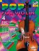 POP FOR VIOLIN VOLUME 4 +CD  - VIOLONS (1-2)
