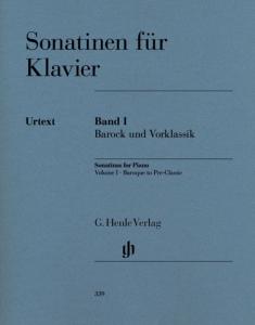 COMPILATION - SONATINES VOLUME 1 : BAROQUE ET PRE-CLASSICISME - PIANO