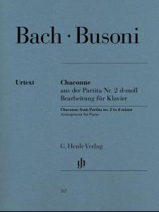 BACH JEAN SEBASTIEN/BUSONI FERRUCIO - CHACONNE BWV1004 (D'APRES PARTITA 2 POUR VIOLON) RE MIN -PIANO