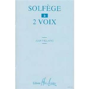 VILATTE JEAN - SOLFEGE A  2 VOIX SANS ACCOMPAGNEMENT