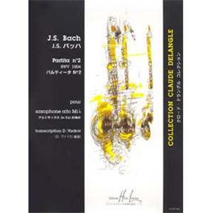 BACH JEAN SEBASTIEN - PARTITA N°2 BWV1004 - SAXOPHONE ALTO SOLO