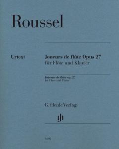 ROUSSEL ALBERT - JOUEURS DE FLUTE OP.27 - FLUTE ET PIANO