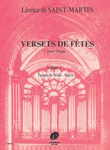 SAINT-MARTIN DE LEONCE - VERSETS DE FETES VOLUME 1 - ORGUE
